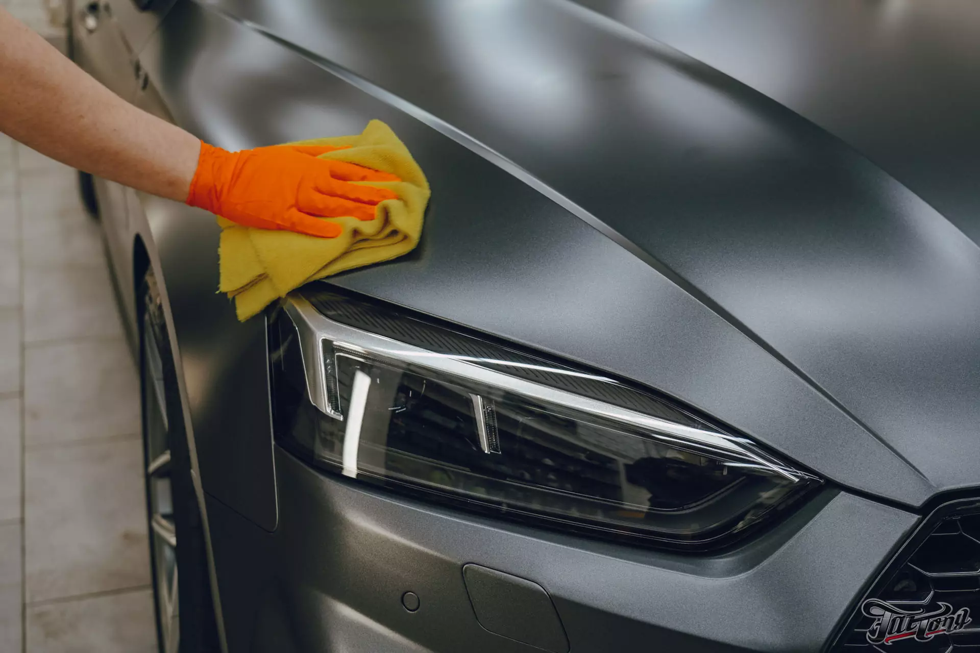 Audi A5. Оклейка кузова в винил. Окрас суппортов. Керамика